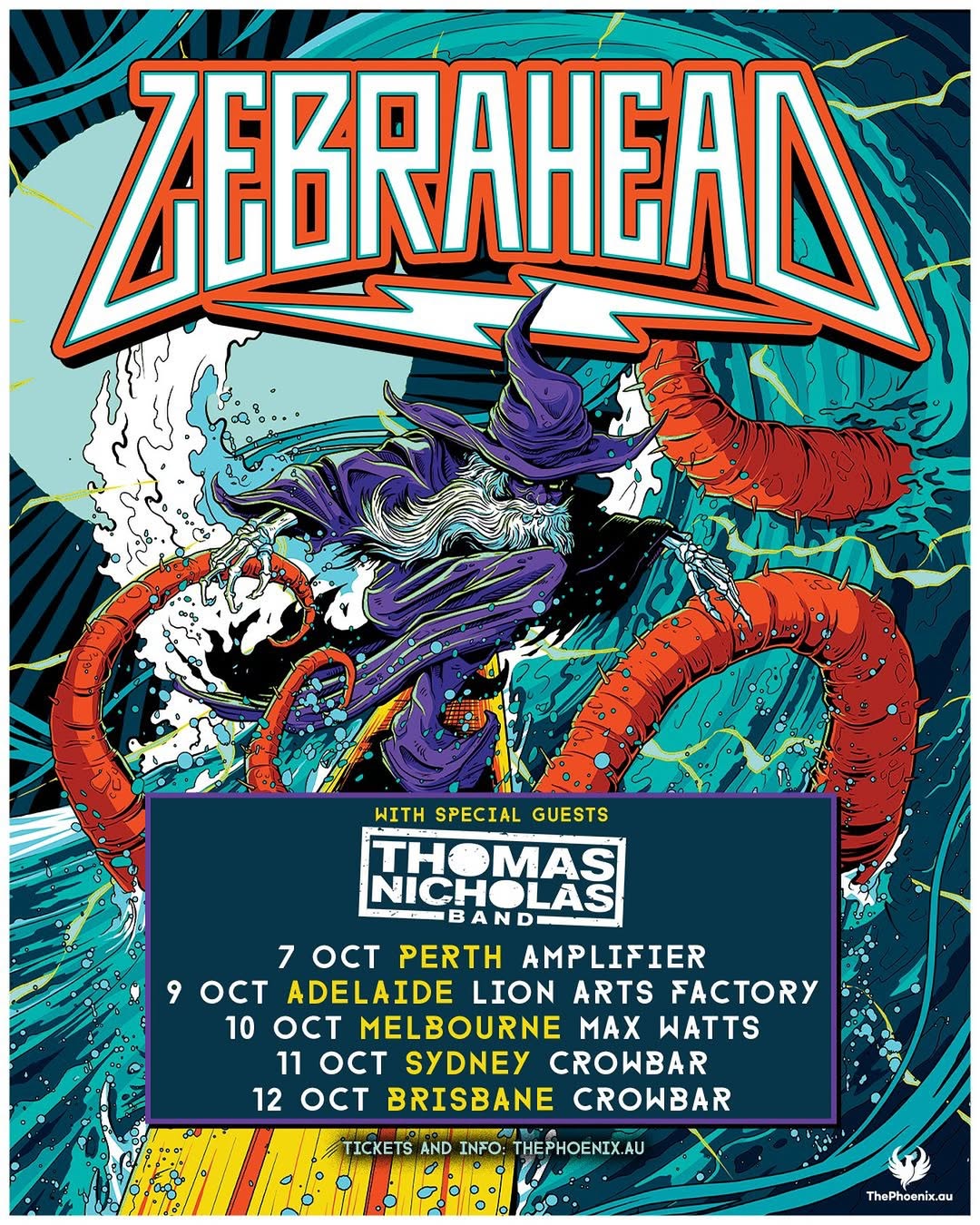 Thomas Nicholas Band Live in 2025 Tour Poster 2025